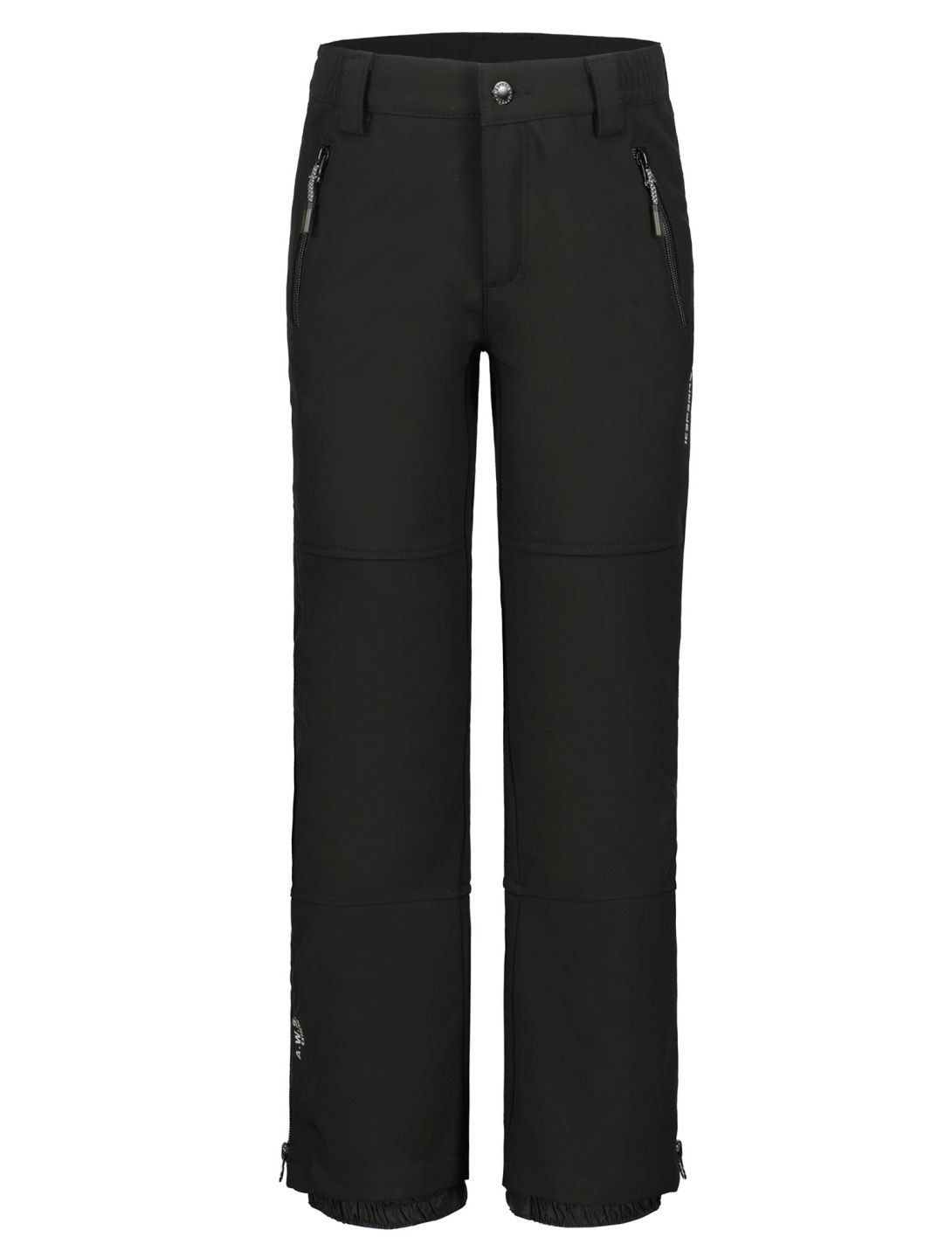 Icepeak, Lodi JR softshell ski pants kids Black black 