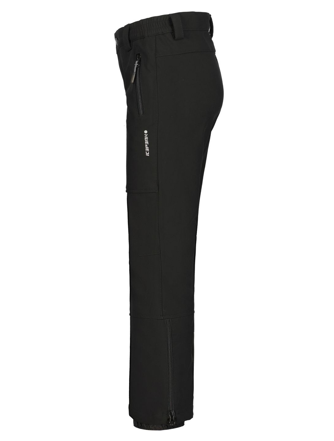 Icepeak, Lodi JR softshell ski pants kids Black black 