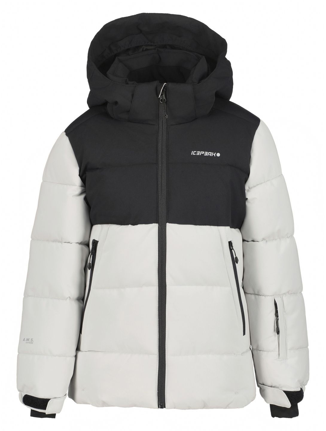 Icepeak, Louin JR ski jacket kids Light Grey grey 