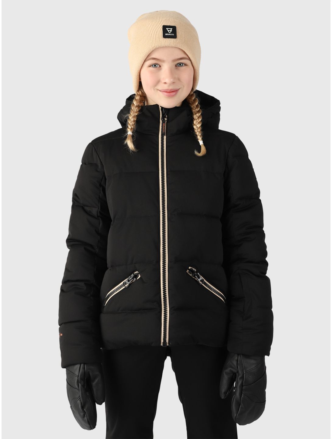 Brunotti, Iraika ski jacket kids Black black 