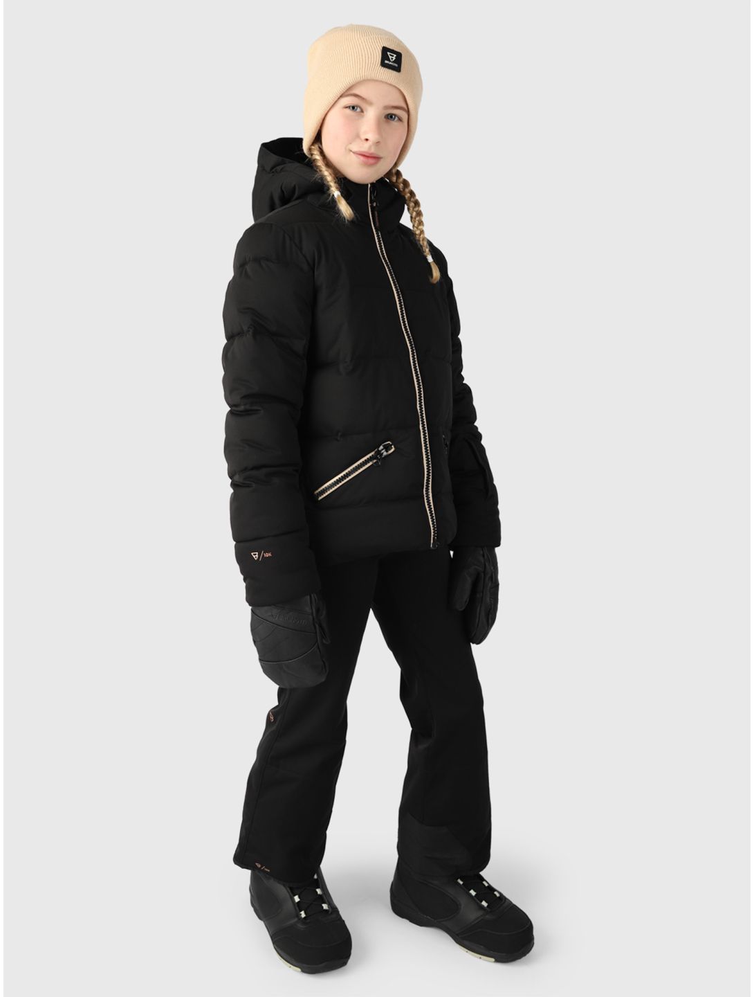 Brunotti, Iraika ski jacket kids Black black 