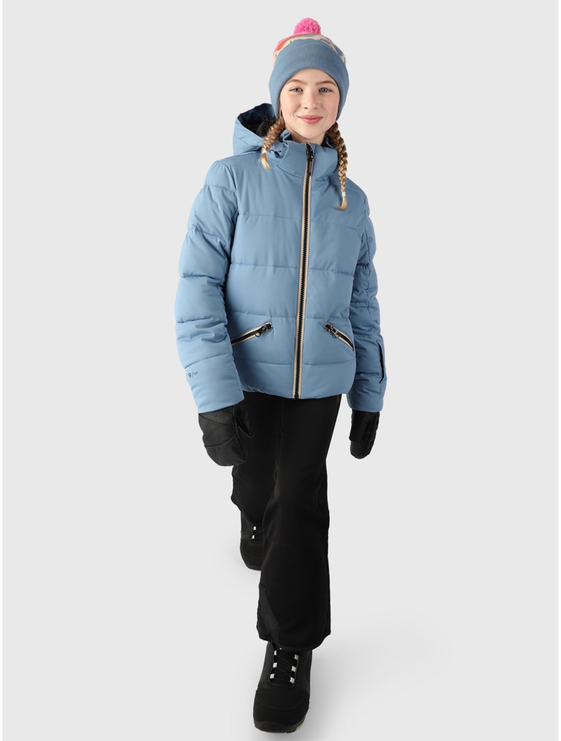 Brunotti, Iraika ski jacket kids Steel Blue blue 