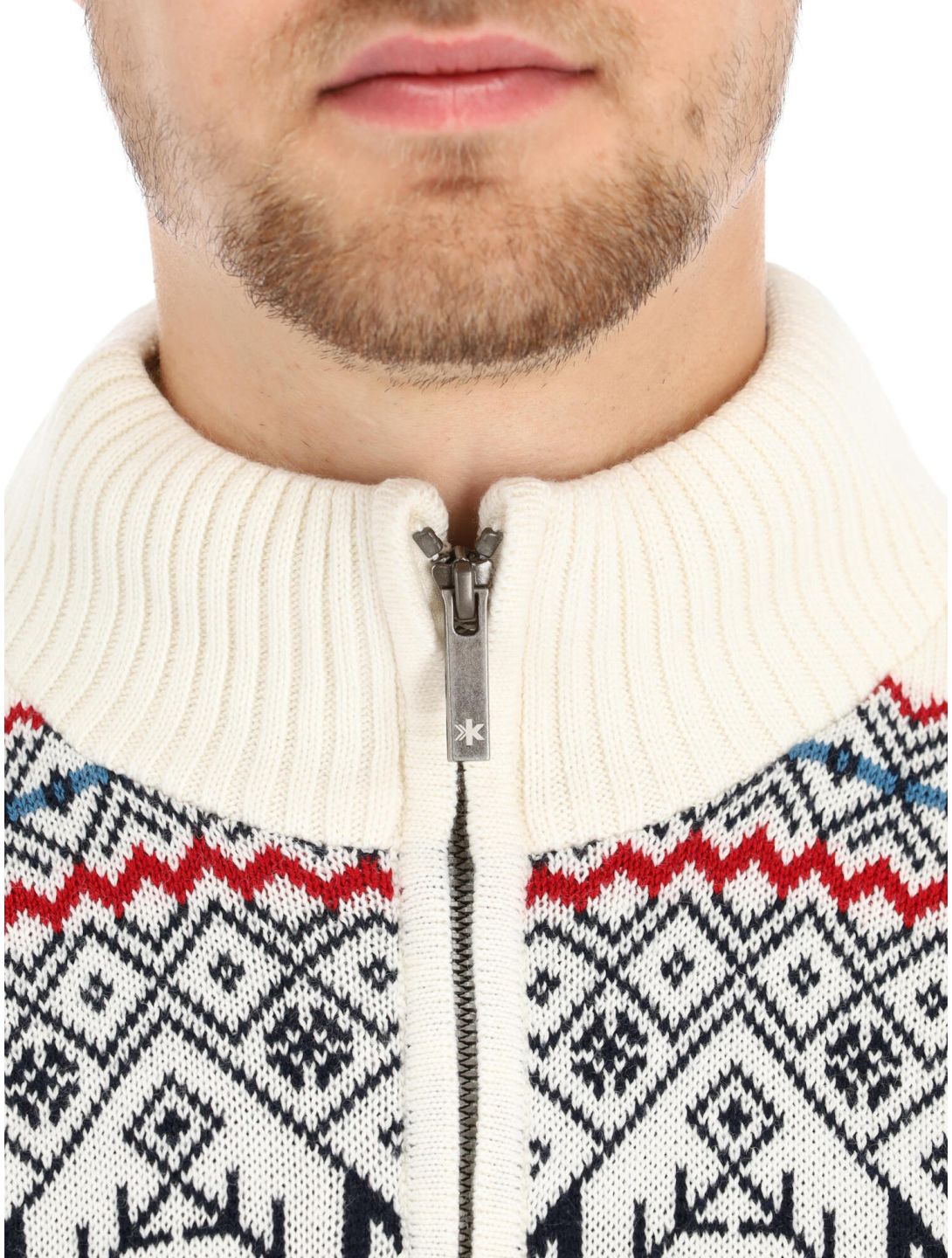 Kama, Merino sweater 3371 windstopper men Off White white 