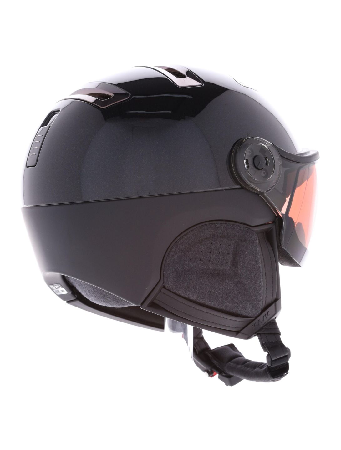 Kask, Piuma-R Chrome Visor ski helmet with visor unisex Black black 