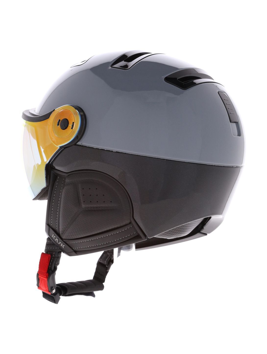 Kask, Piuma R Montecarlo ski helmet with visor unisex Grey grey 