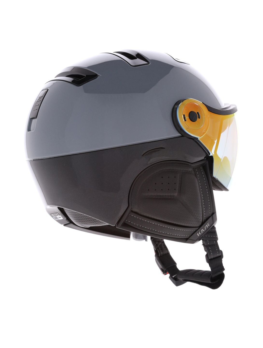 Kask, Piuma R Montecarlo ski helmet with visor unisex Grey grey 