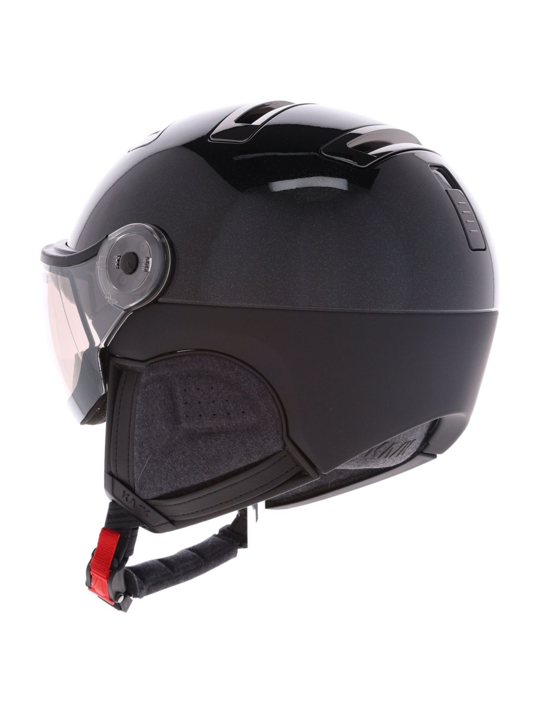 Kask, Piuma-R Chrome Visor ski helmet with visor unisex Black black 