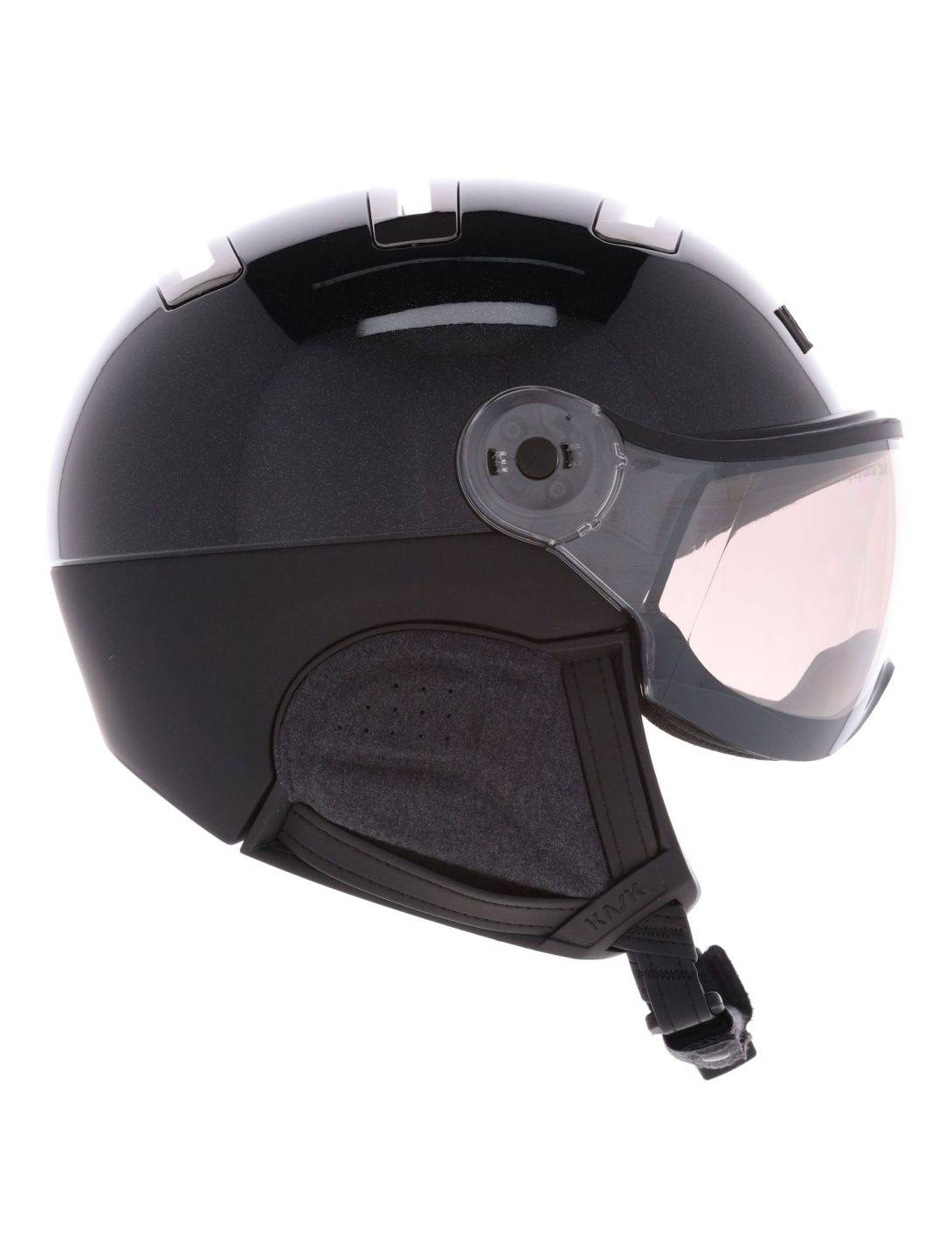 Kask, Piuma-R Chrome Visor ski helmet with visor unisex Black black 