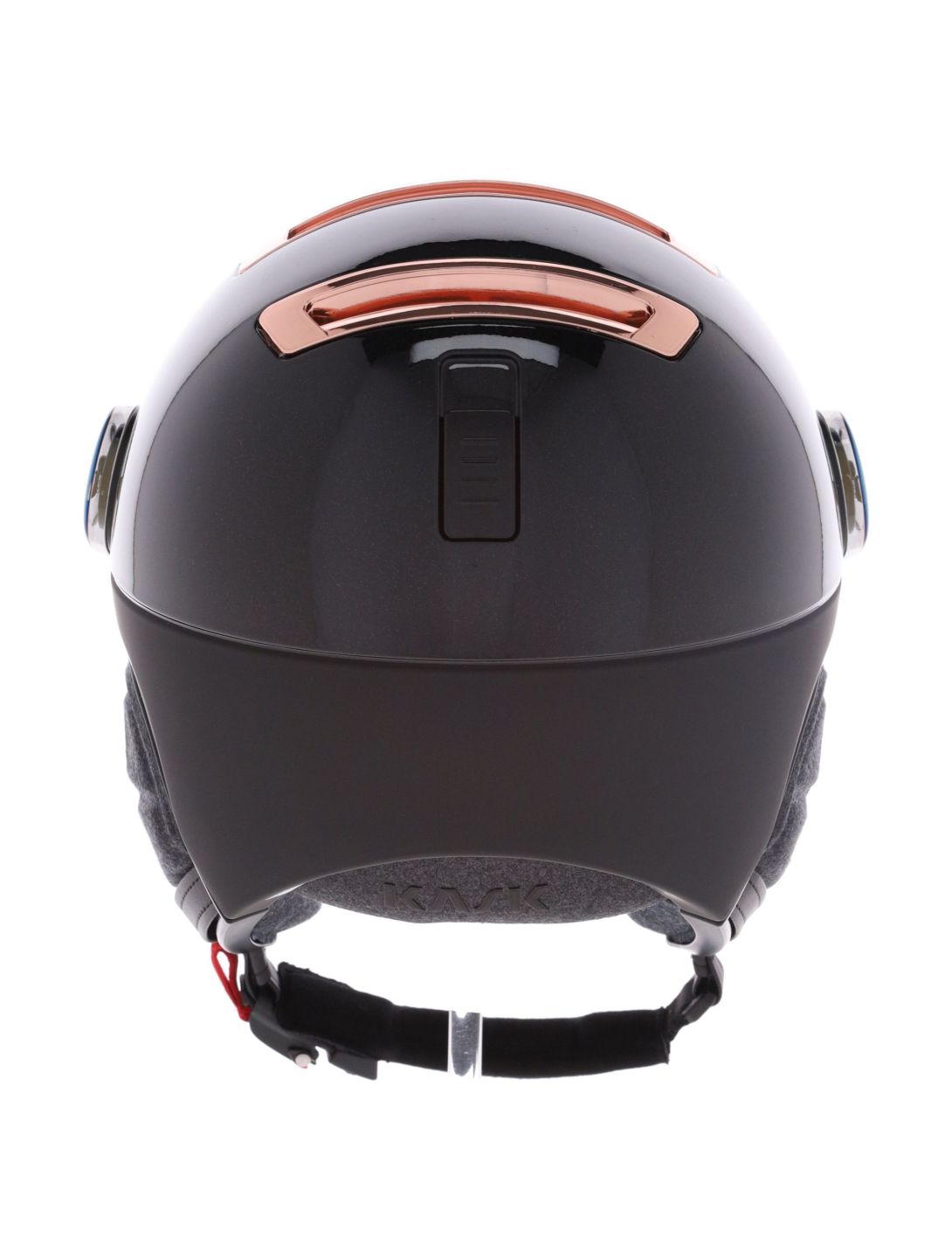 Kask, Piuma-R Chrome Visor ski helmet with visor unisex Black/Pink Gold pink, white 