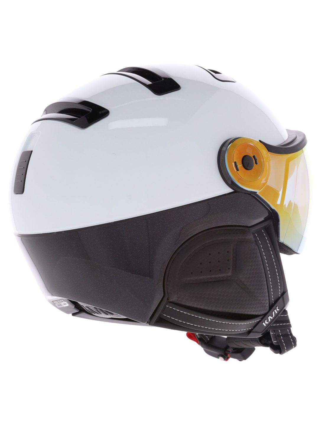 Kask, Piuma-R Montecarlo ski helmet with visor unisex White white 