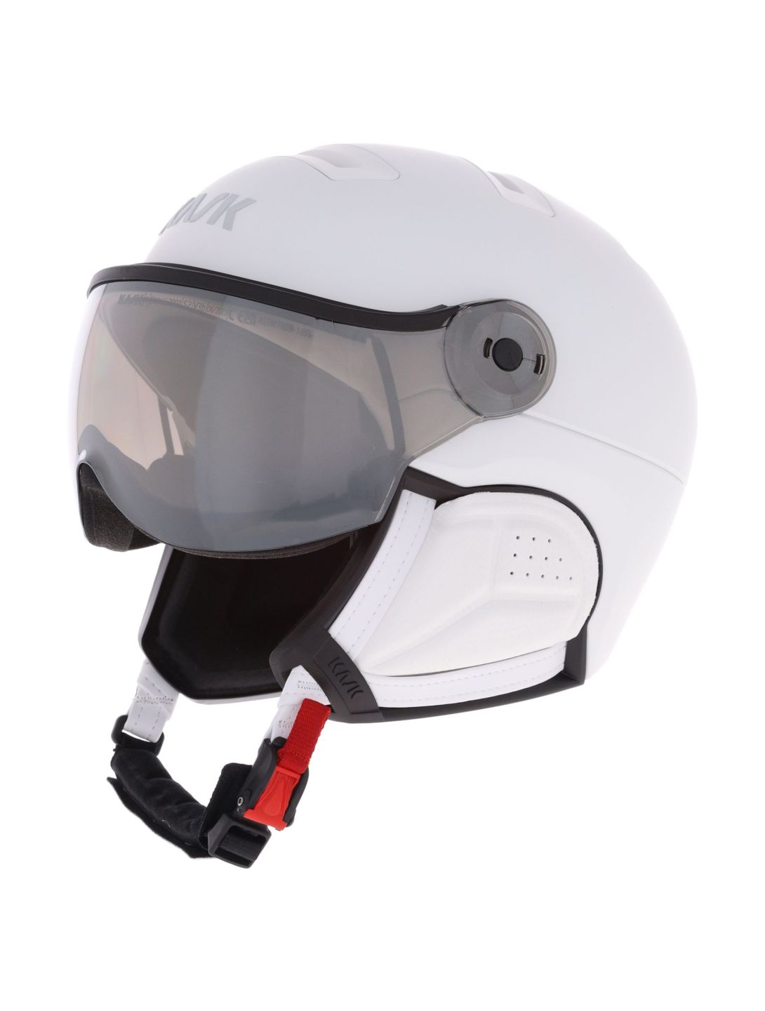 Kask, Piuma-R Shadow Visor ski helmet with visor unisex White white 