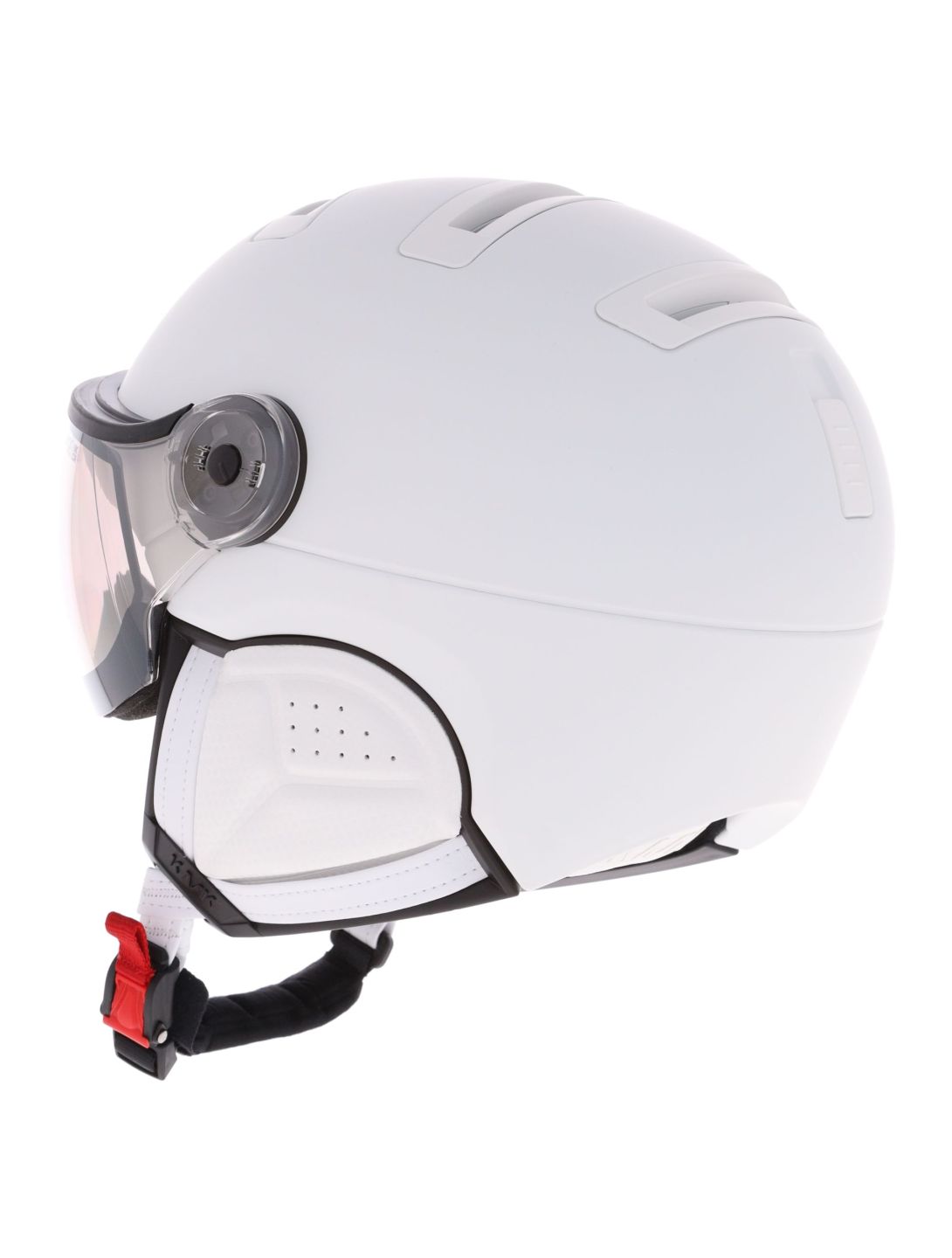 Kask, Piuma-R Shadow Visor ski helmet with visor unisex White white 