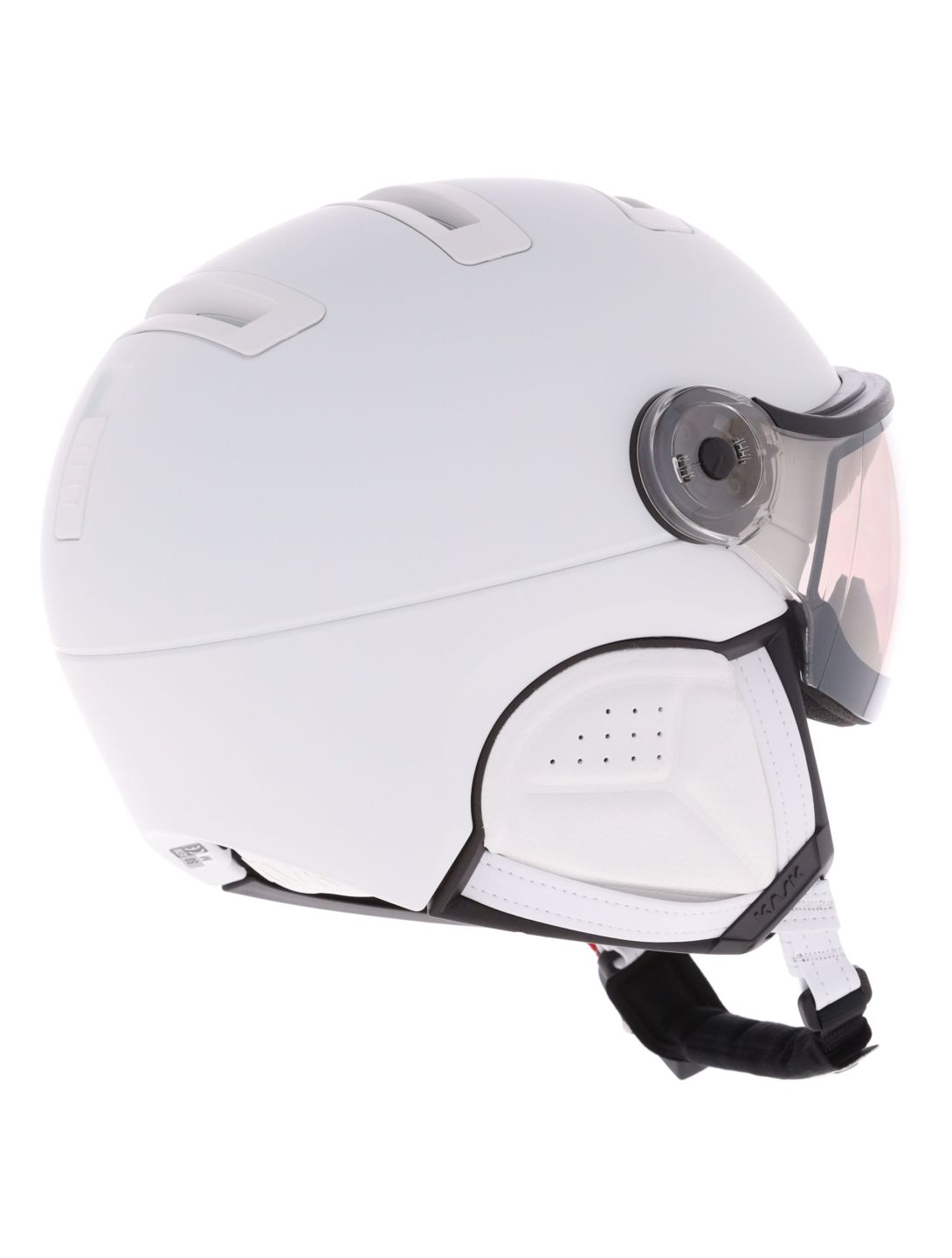 Kask, Piuma-R Shadow Visor ski helmet with visor unisex White white 