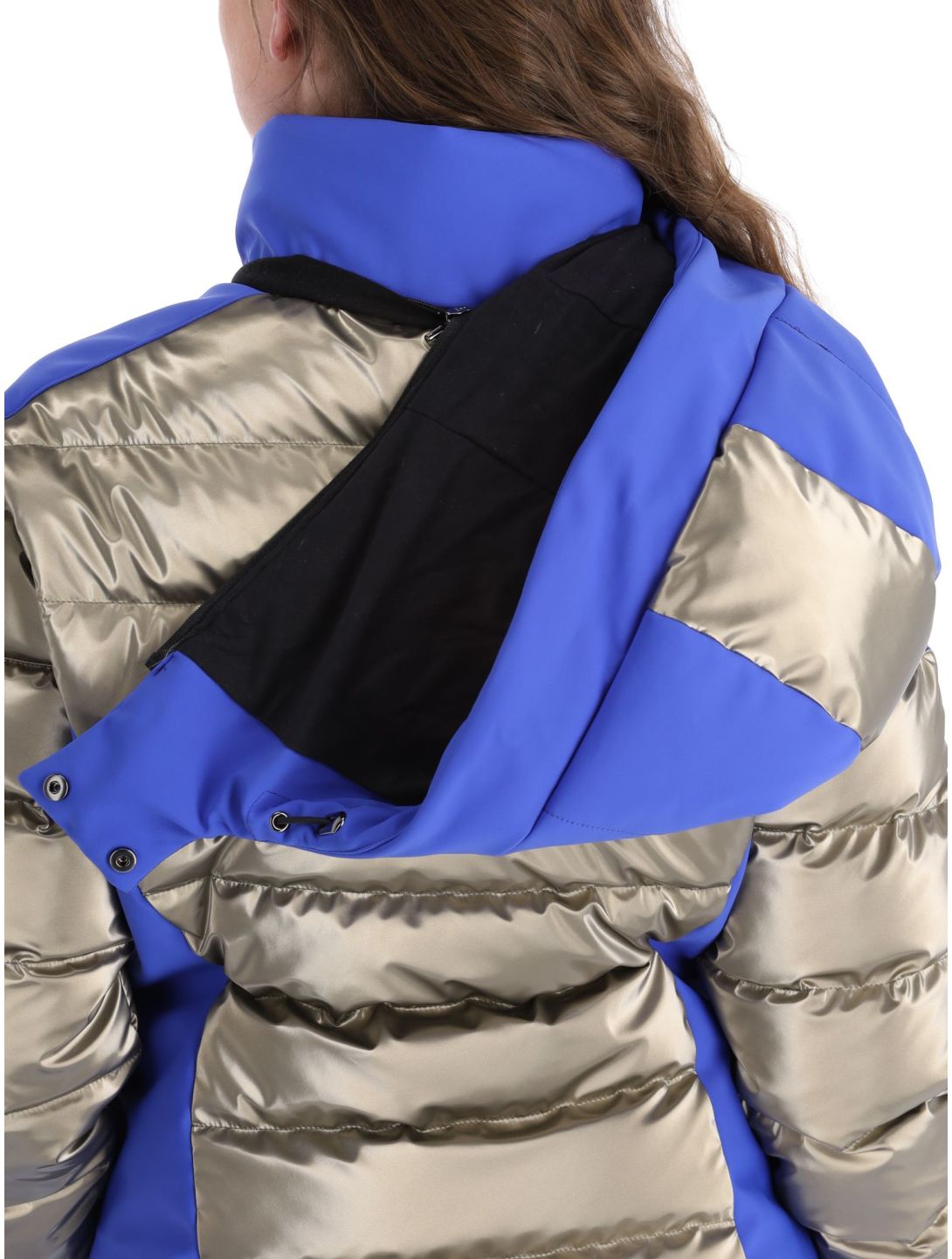 Kelly, Thea ski jacket women Bronze / Blauw blue, Bronze 