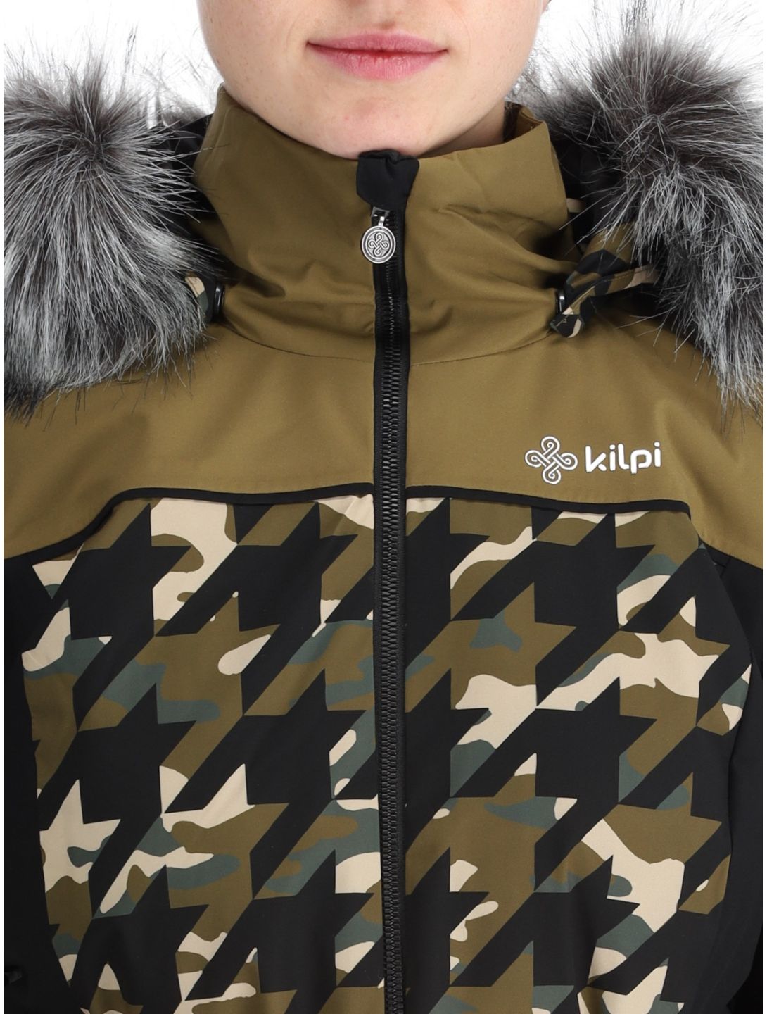 Kilpi, Clair ski jacket women Khaki black, green 