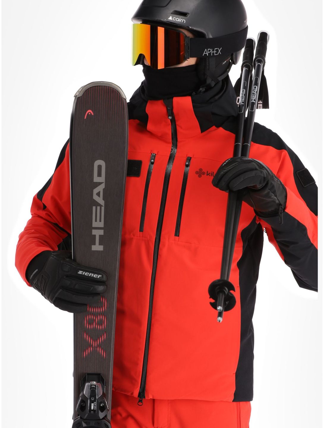 Kilpi, Dexen-M ski jacket men Red black, red 