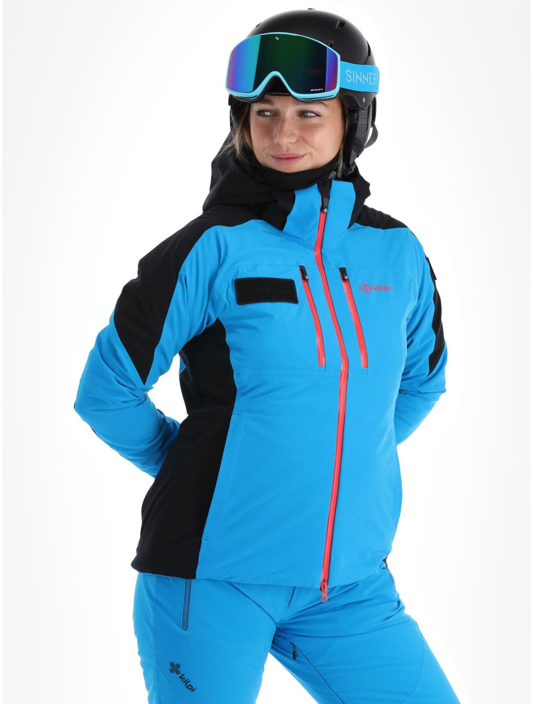 Kilpi, Dexen-W ski jacket plus size women Blue black, blue 