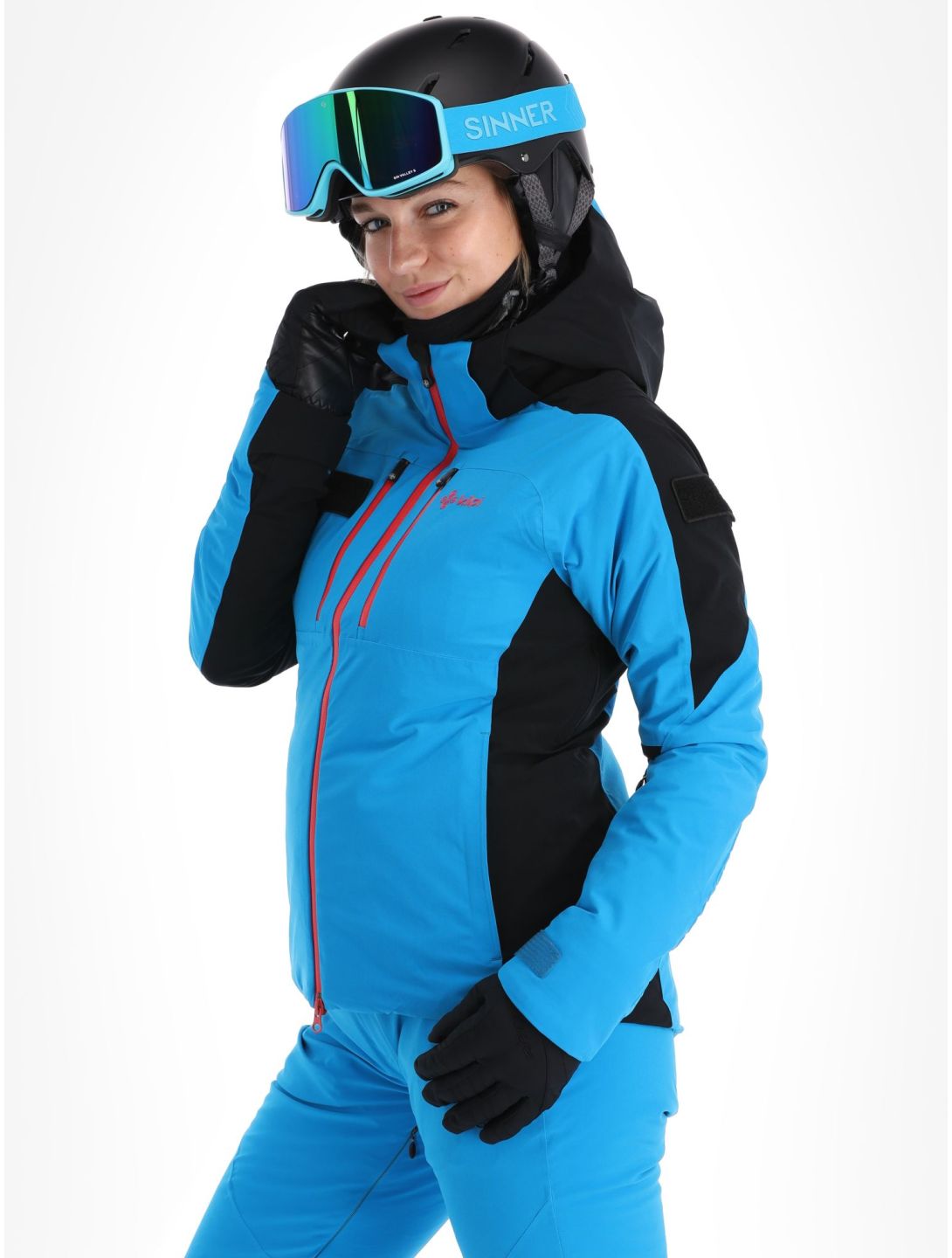 Kilpi, Dexen-W ski jacket plus size women Blue black, blue 