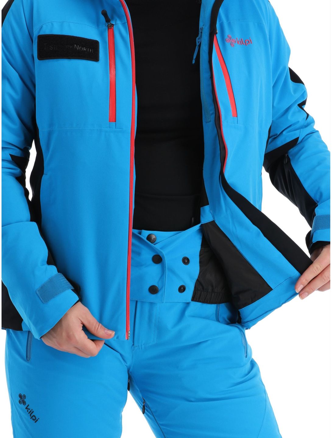 Kilpi, Dexen-W ski jacket plus size women Blue black, blue 