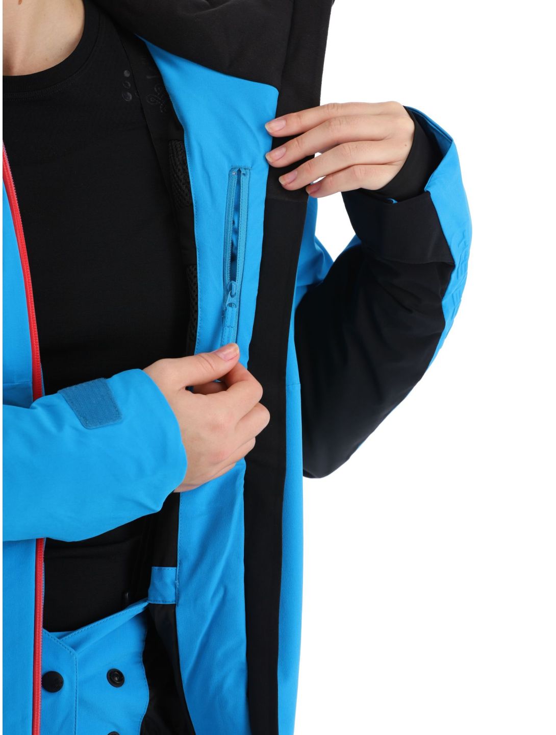 Kilpi, Dexen-W ski jacket plus size women Blue black, blue 