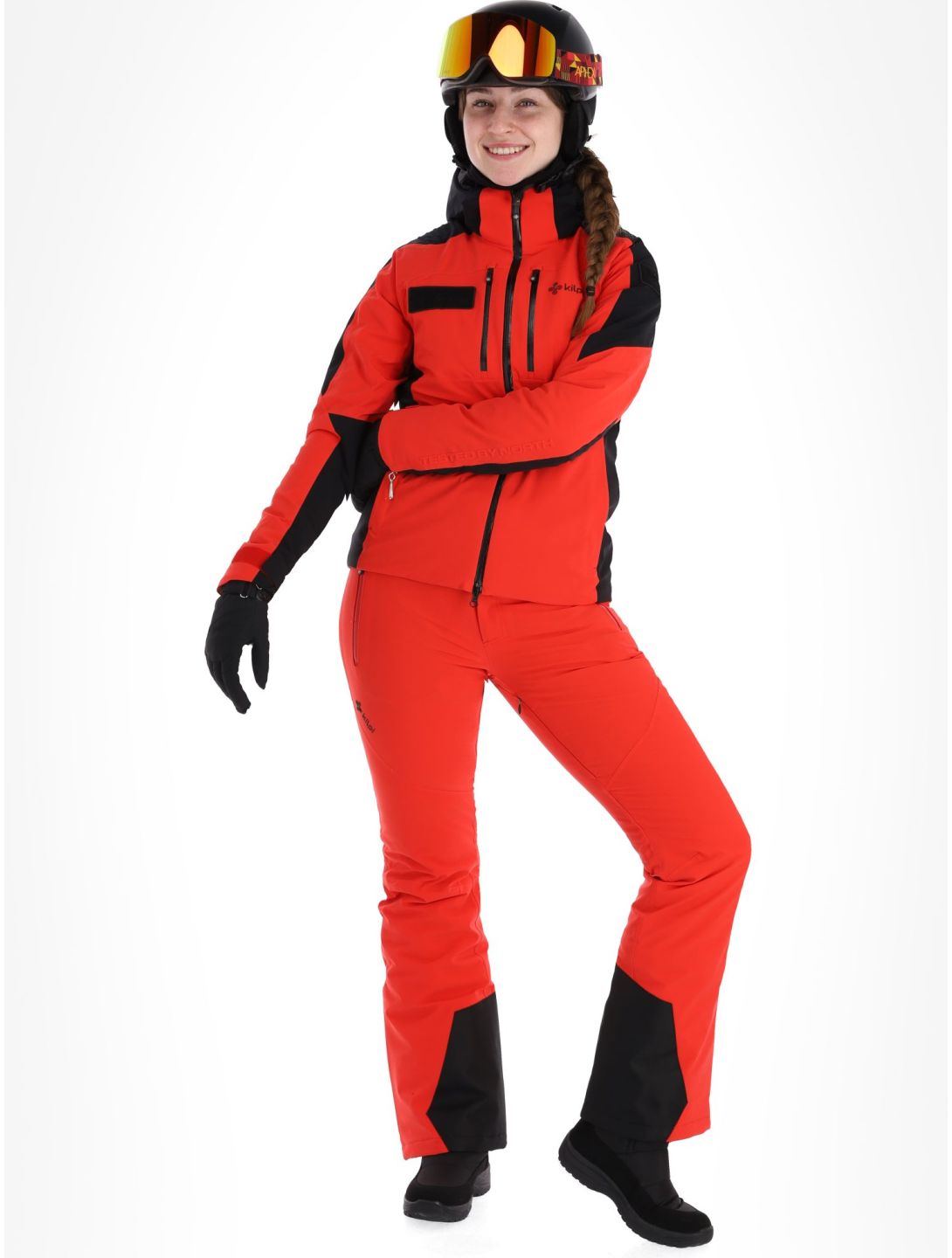 Kilpi, Dexen-W ski jacket plus size women Red black, red 