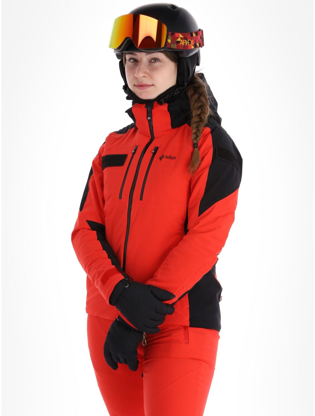 Kilpi, Dexen-W ski jacket plus size women Red black, red 