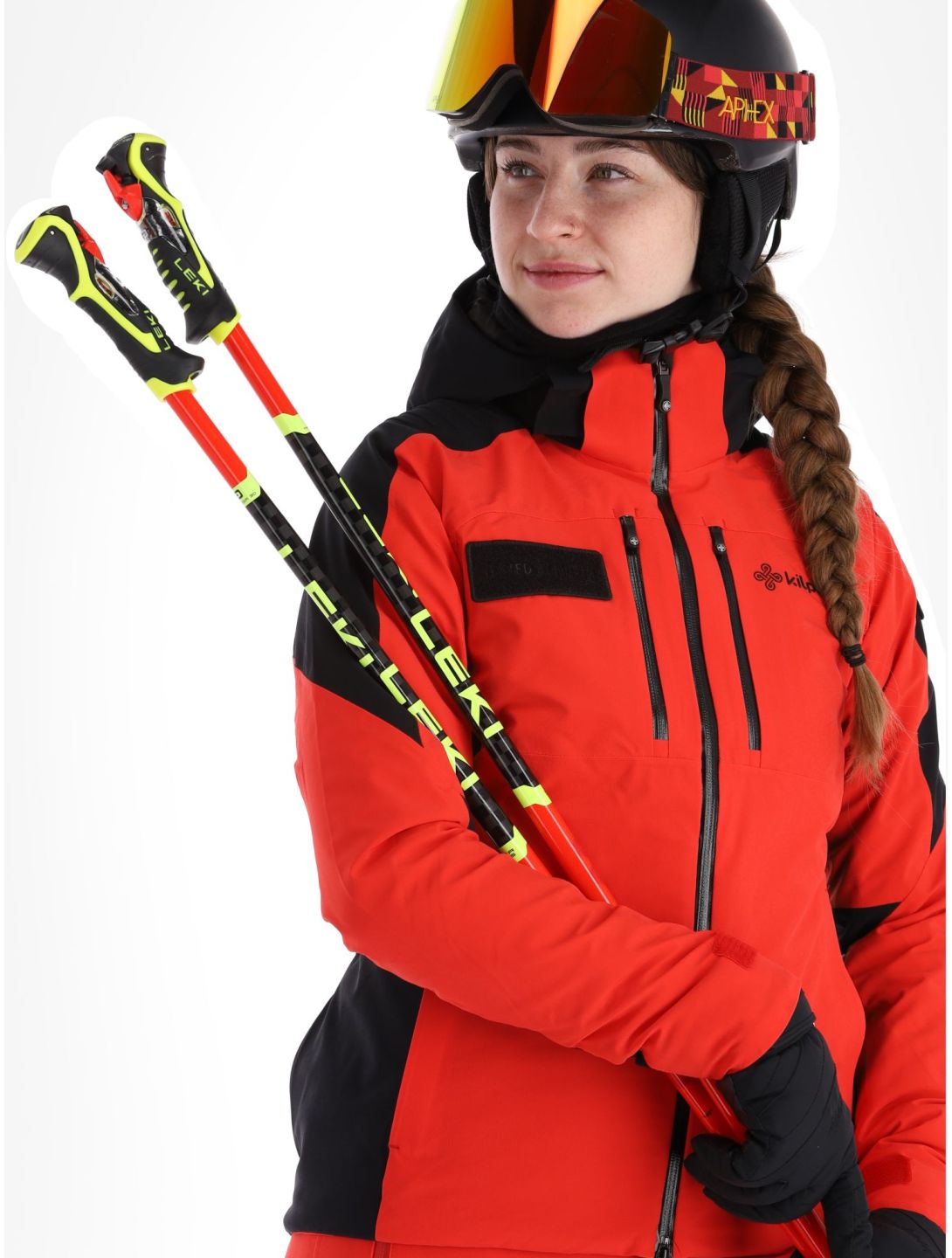 Kilpi, Dexen-W ski jacket plus size women Red black, red 