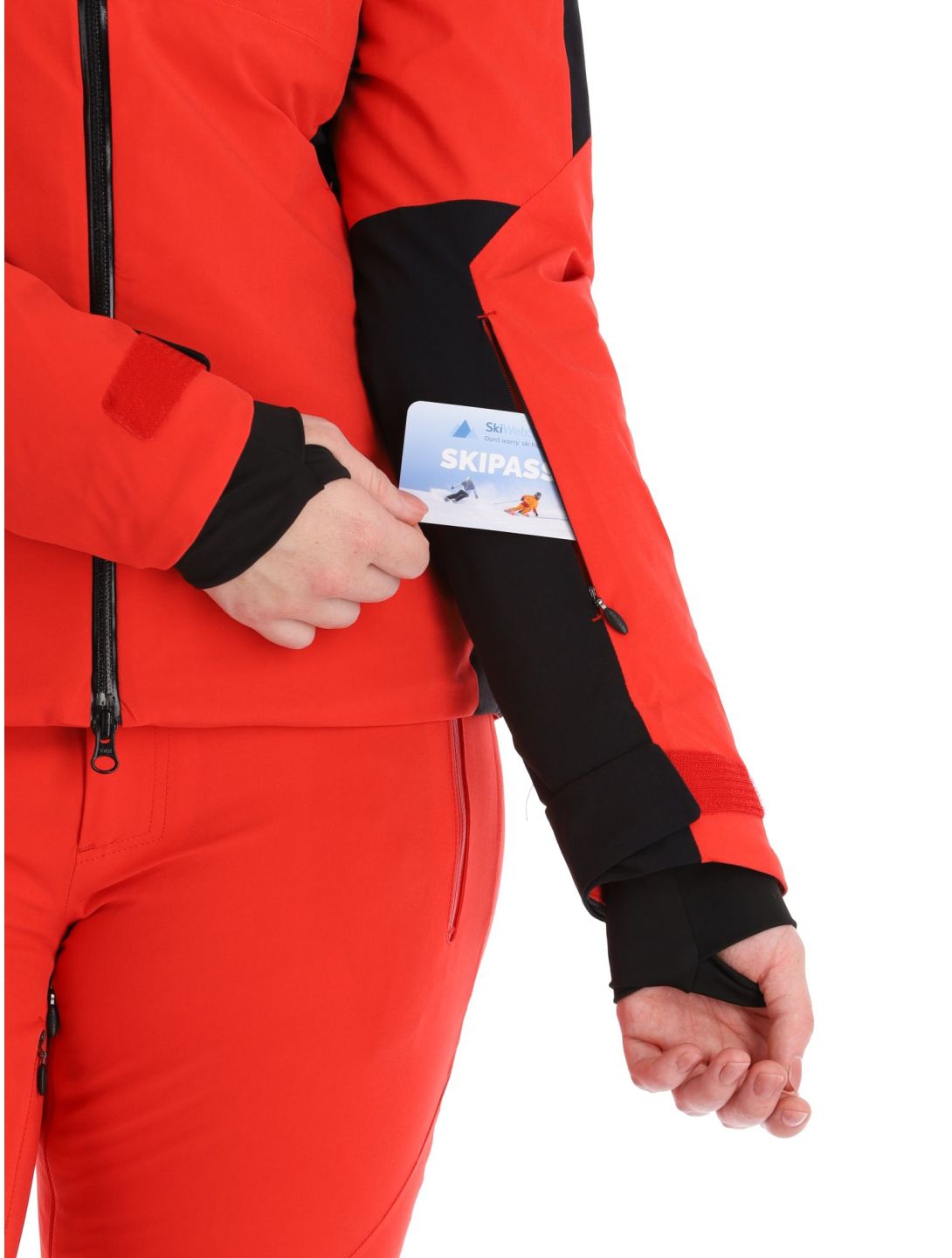 Kilpi, Dexen-W ski jacket plus size women Red black, red 