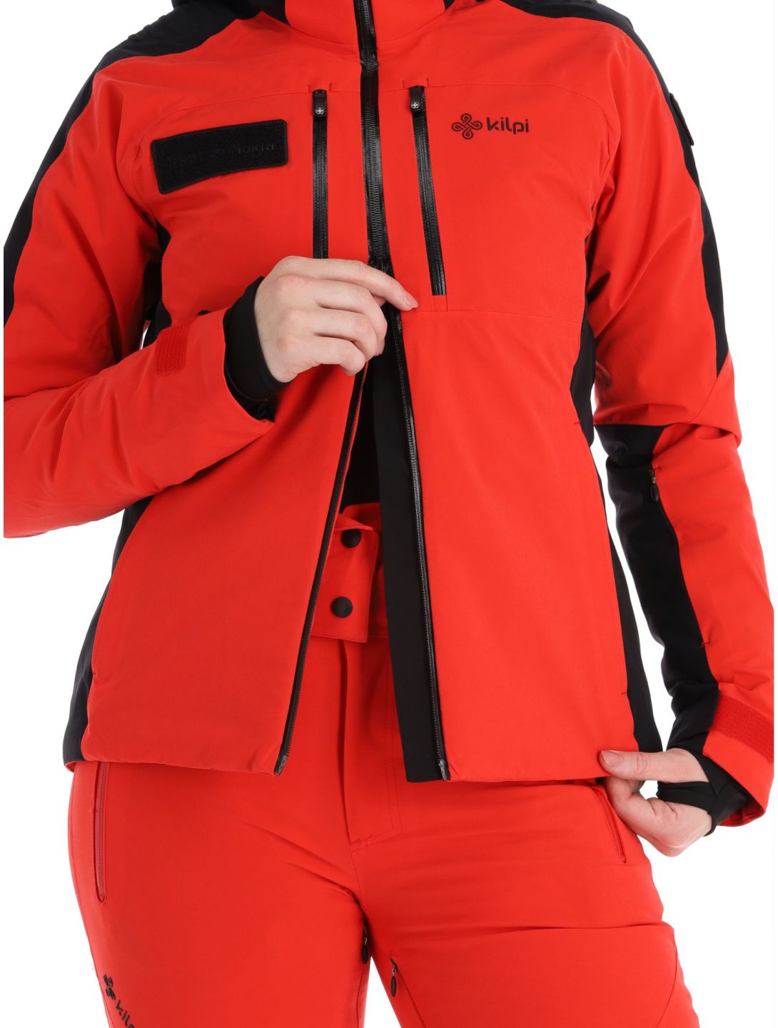 Kilpi, Dexen-W ski jacket plus size women Red black, red 