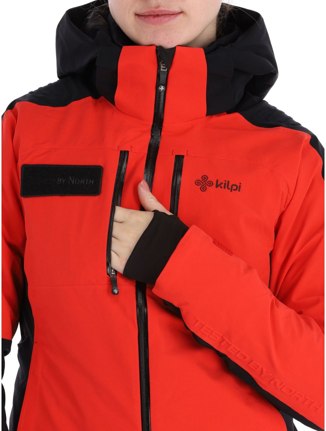 Kilpi, Dexen-W ski jacket plus size women Red black, red 