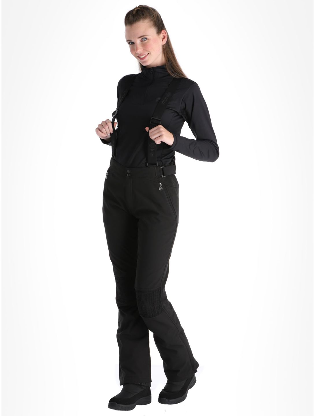 Kilpi, Dione-W softshell ski pants women Black black 