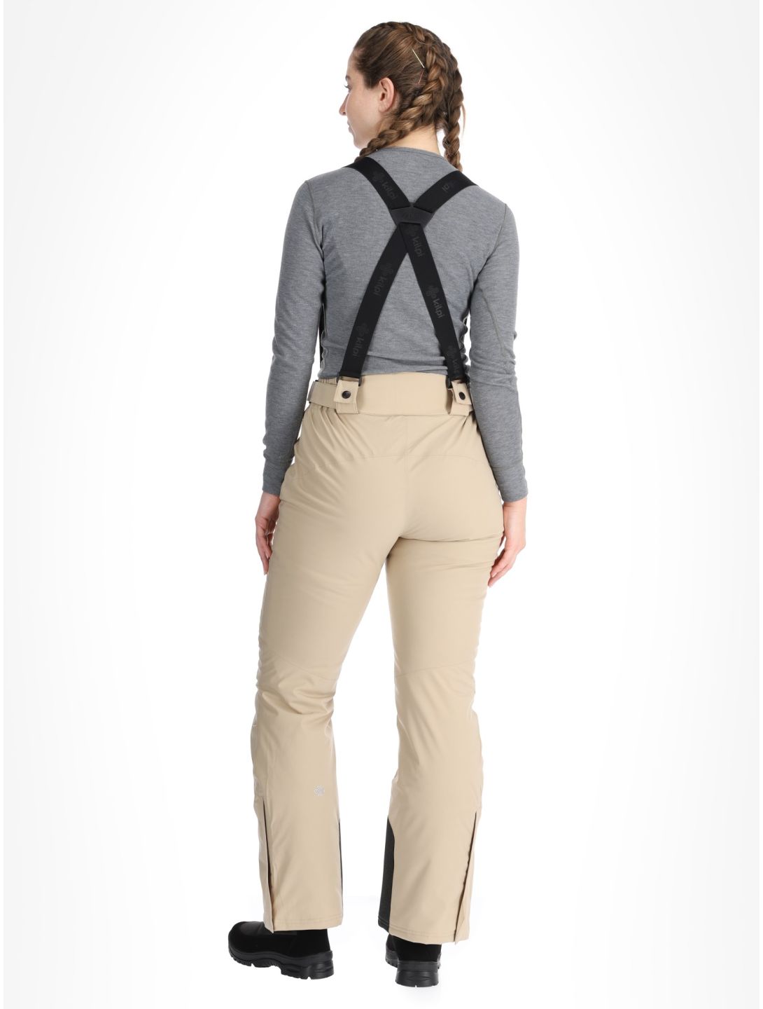 Kilpi, ELARE ski pants women Beige beige 