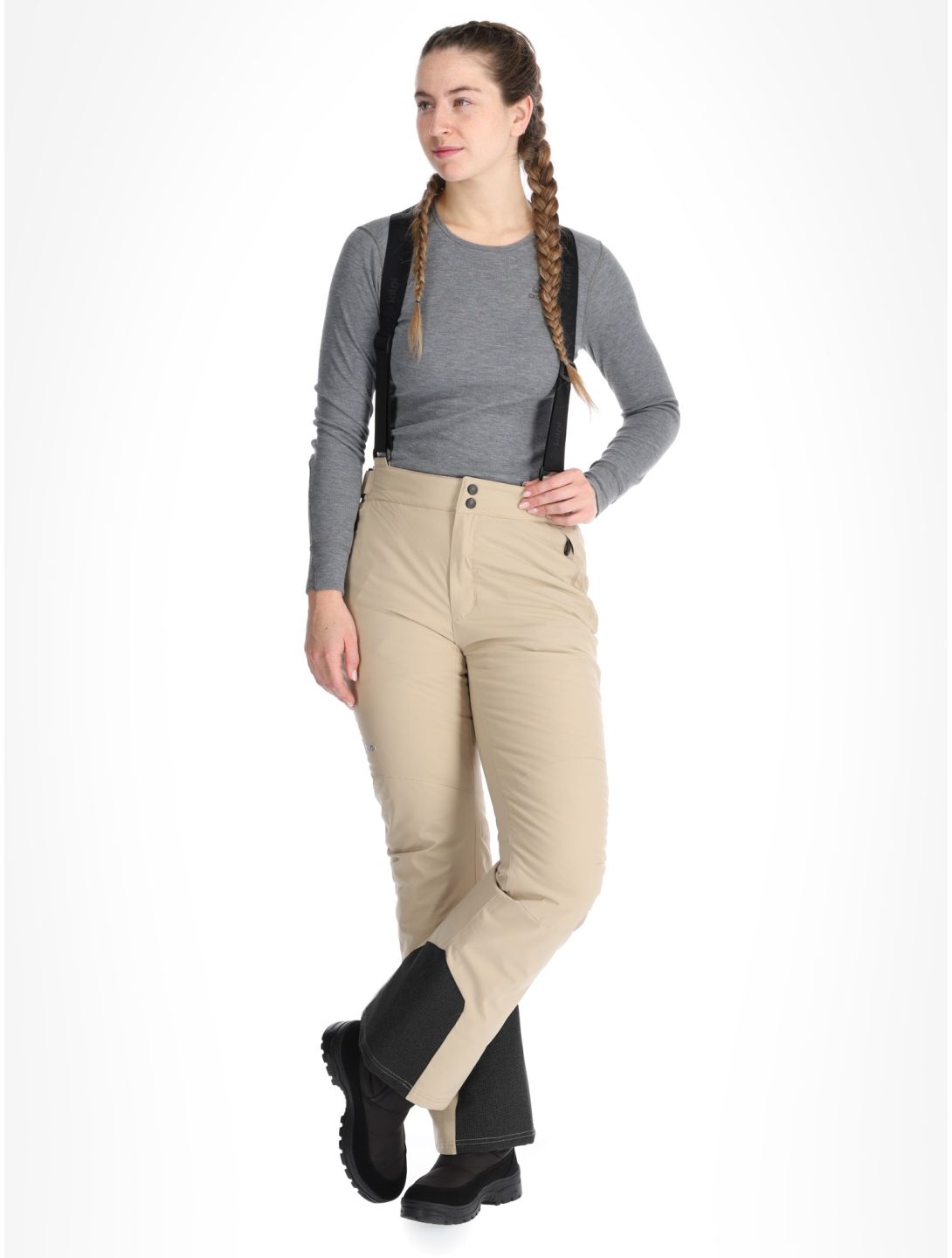 Kilpi, ELARE ski pants women Beige beige 