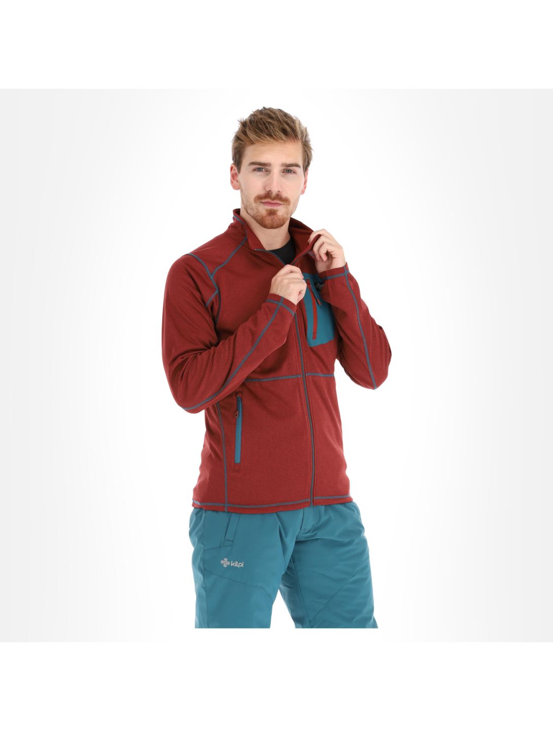 Kilpi, Eris-M jacket plus size men dark red