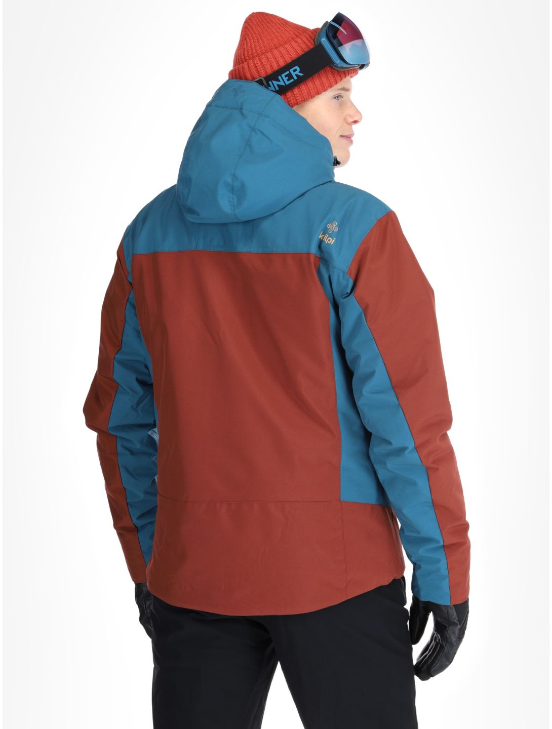 Kilpi, FLIP ski jacket men Dark Red blue, red 