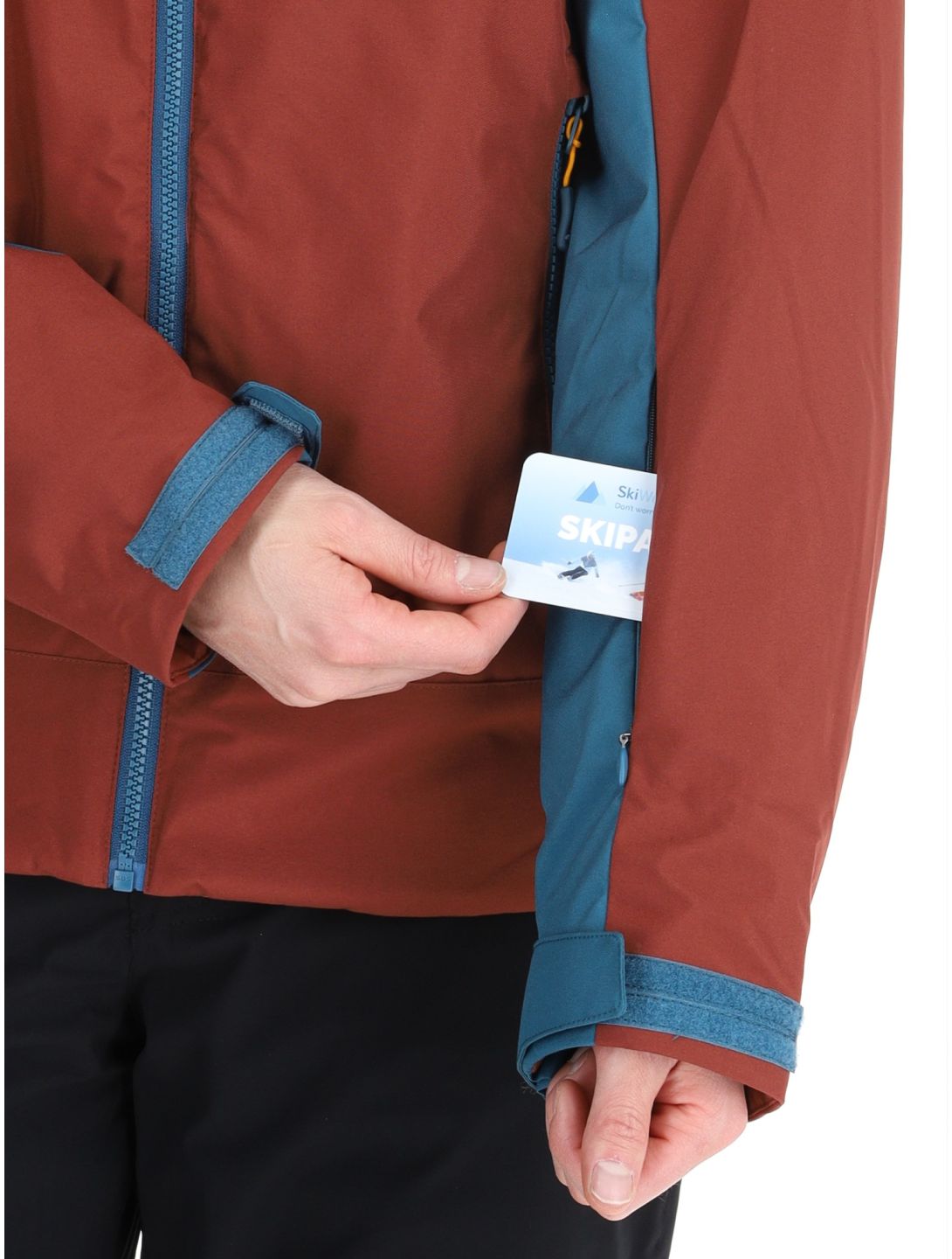 Kilpi, FLIP ski jacket men Dark Red blue, red 