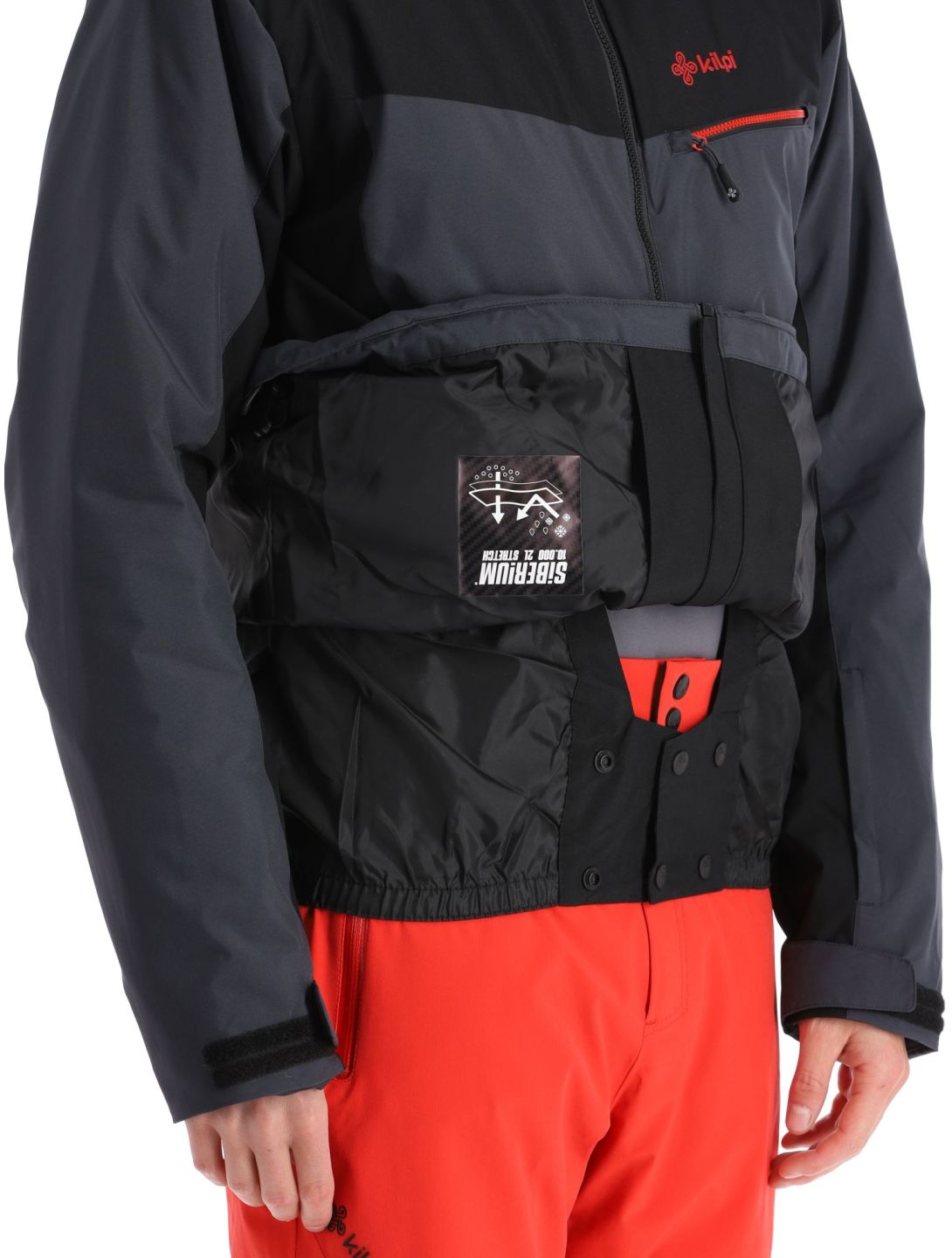 Kilpi, Flip-M ski jacket men Dark Grey black, grey 