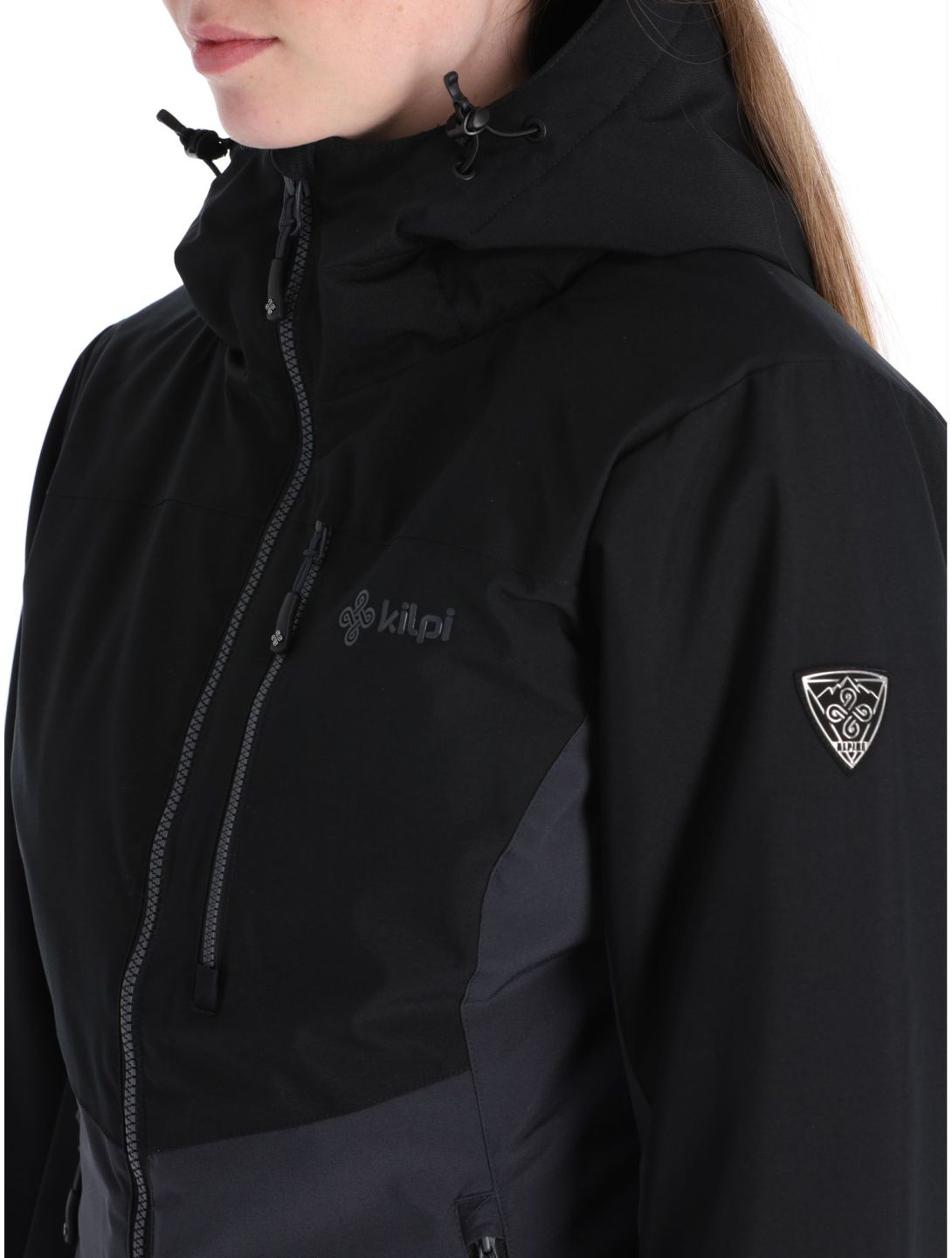 Kilpi, Flip-w ski jacket plus size women Black black 