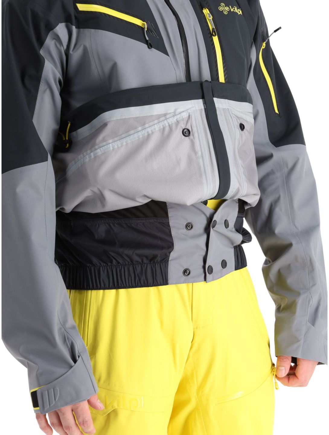 Kilpi, Hastar-M hardshell ski jacket men Grey grey 