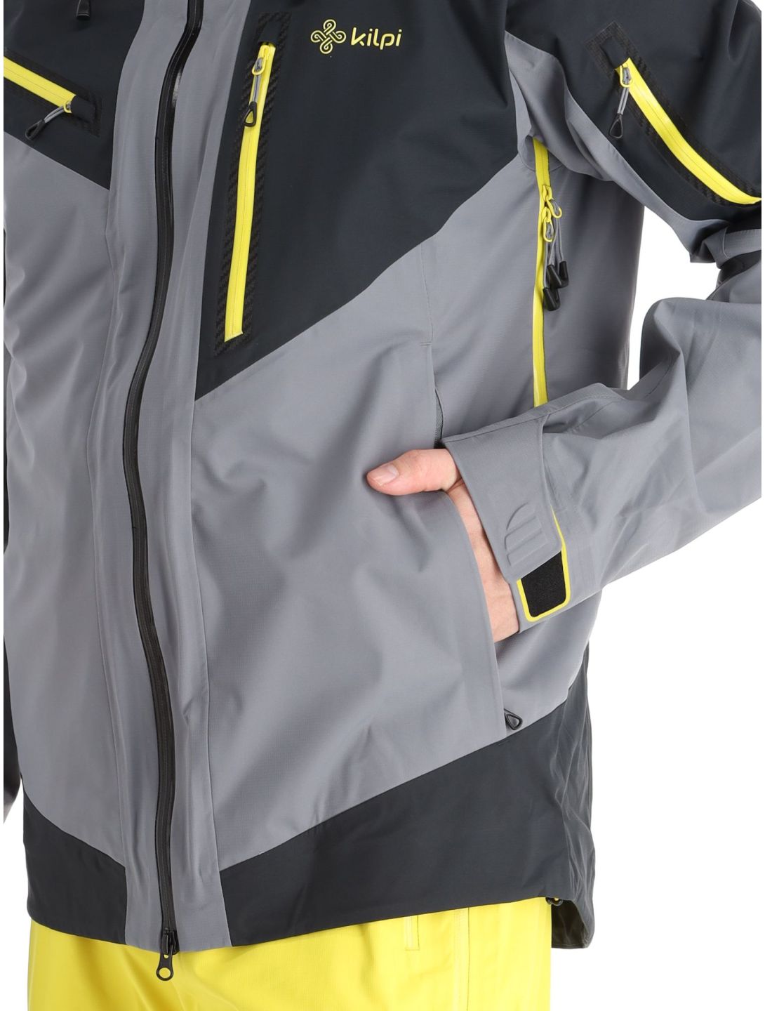 Kilpi, Hastar-M hardshell ski jacket men Grey grey 