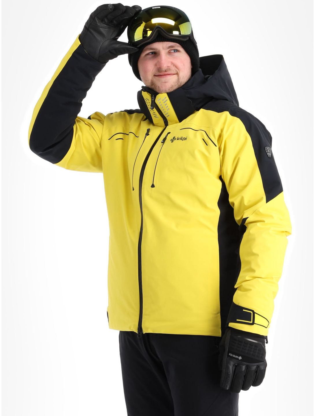 Kilpi, Hyder-M ski jacket men Yellow black, yellow 