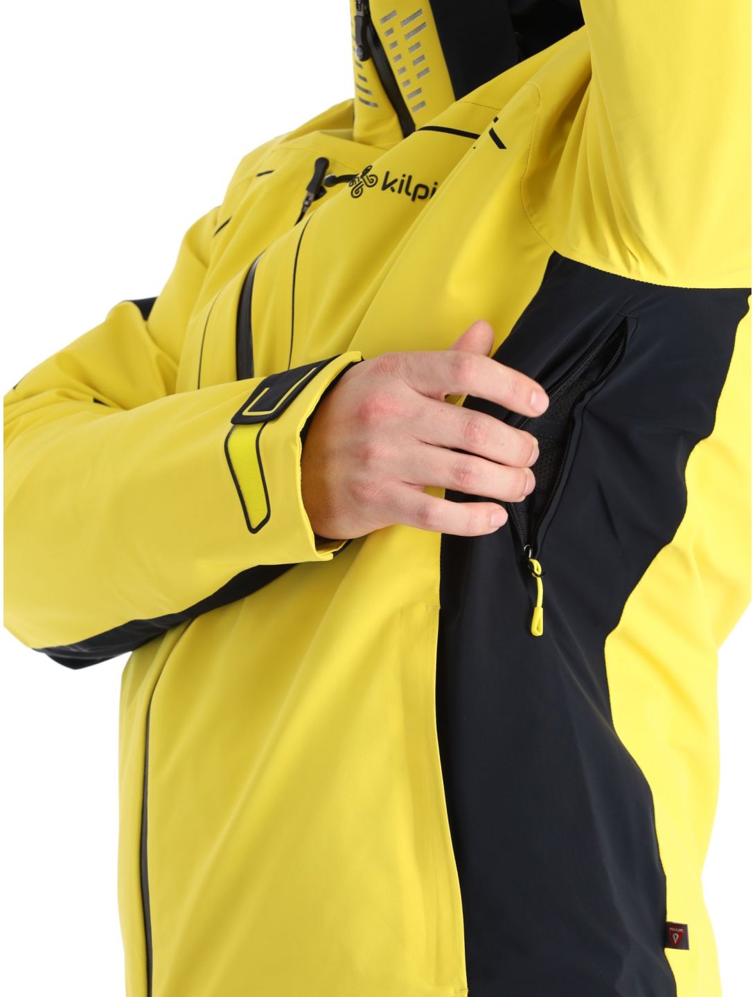 Kilpi, Hyder-M ski jacket men Yellow black, yellow 