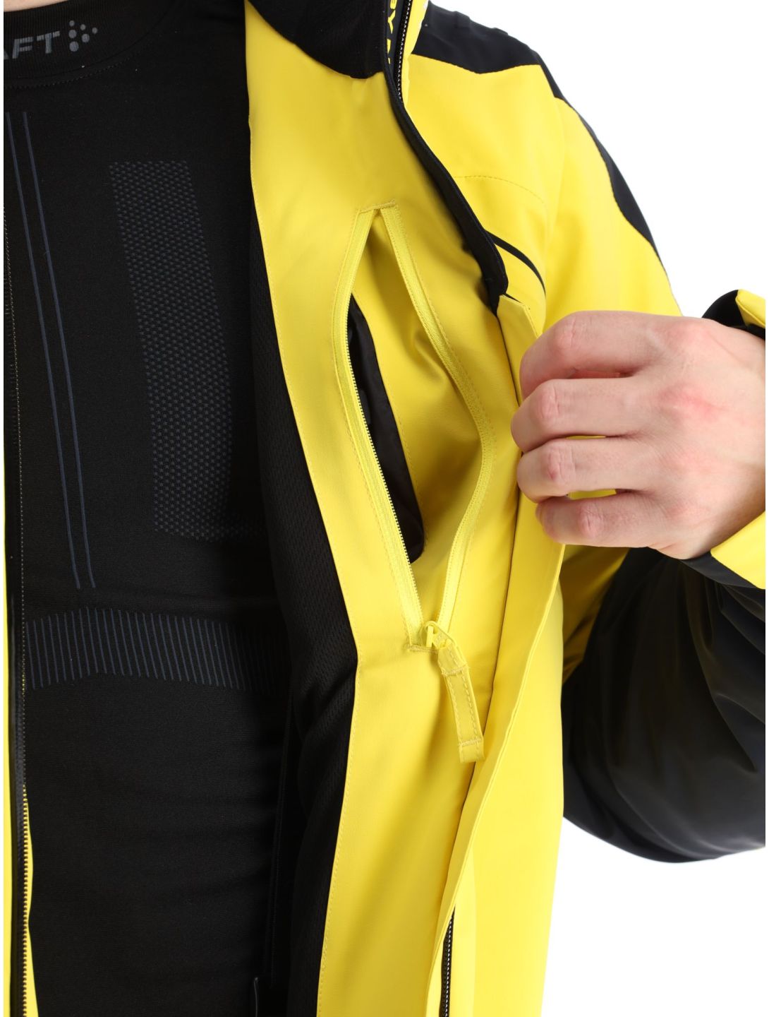 Kilpi, Hyder-M ski jacket men Yellow black, yellow 