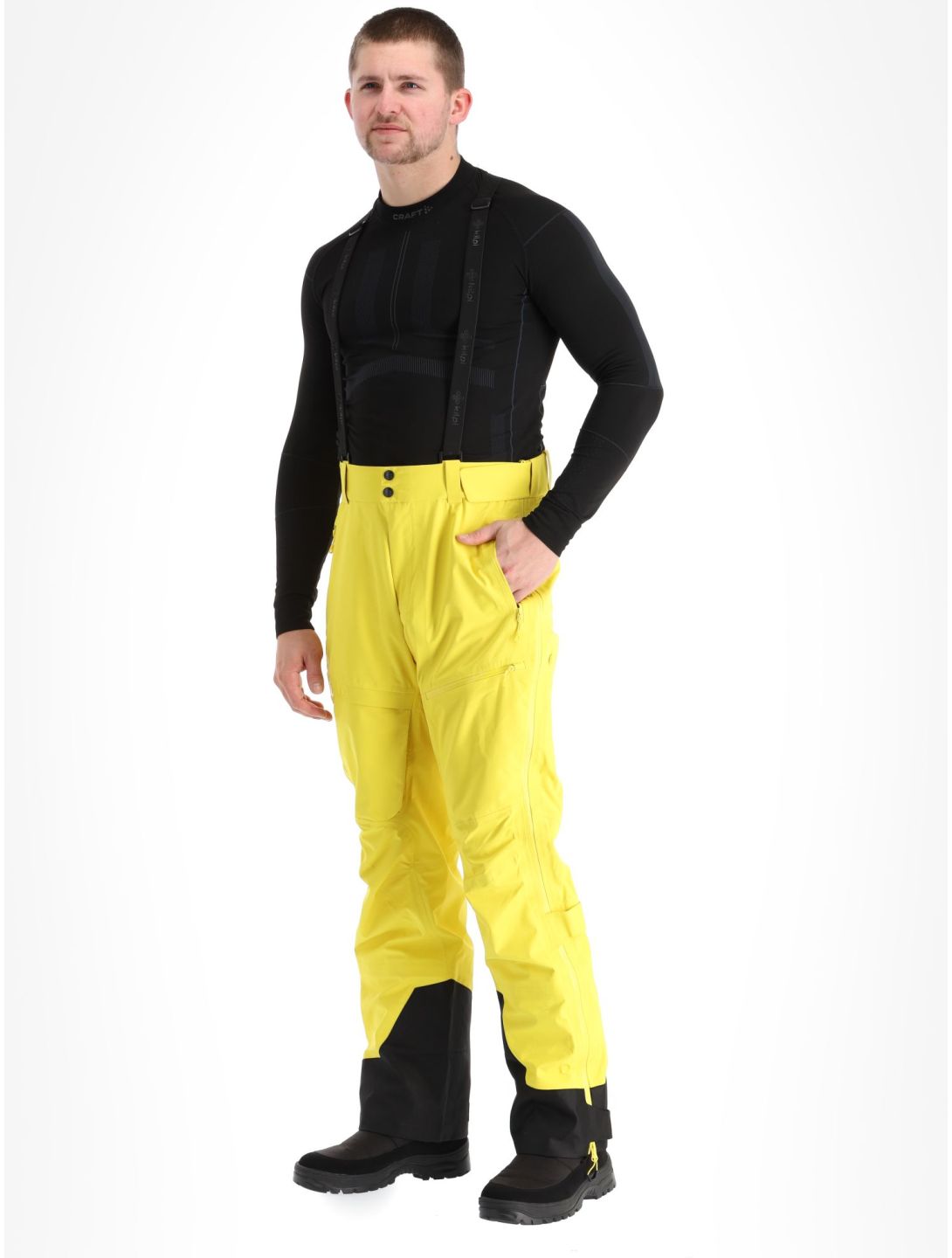 Kilpi, Lazzaro-M hardshell ski pants men Yellow yellow 