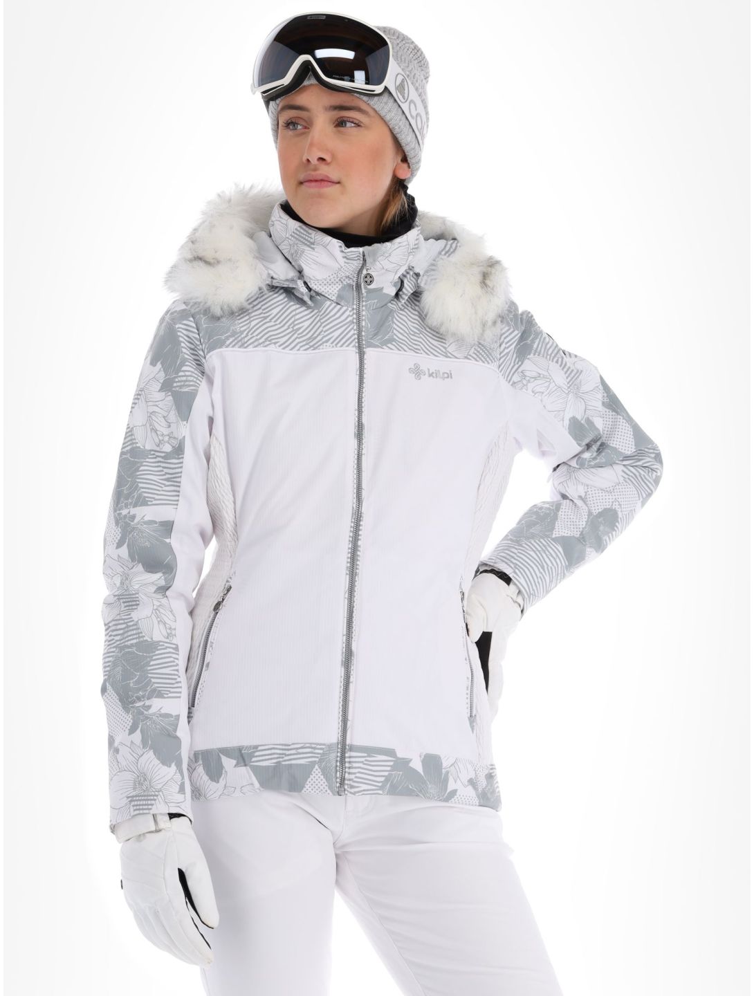 Kilpi, Lena-W ski jacket heated model women White white 