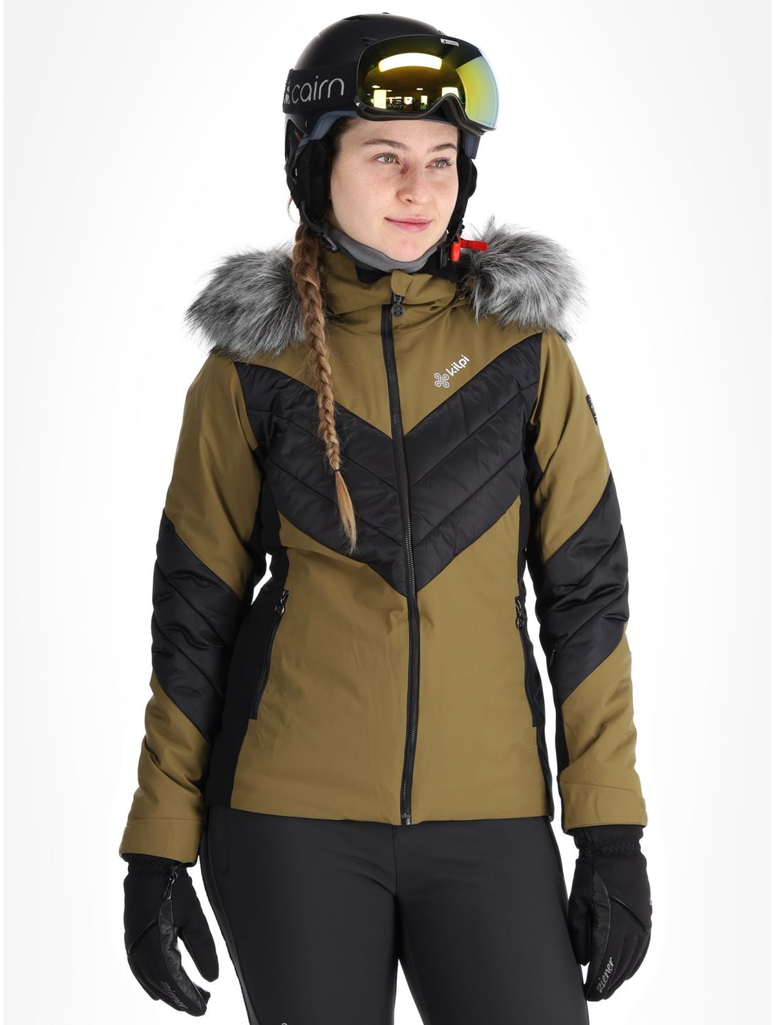 Kilpi, Lin ski jacket women Khaki black, green 