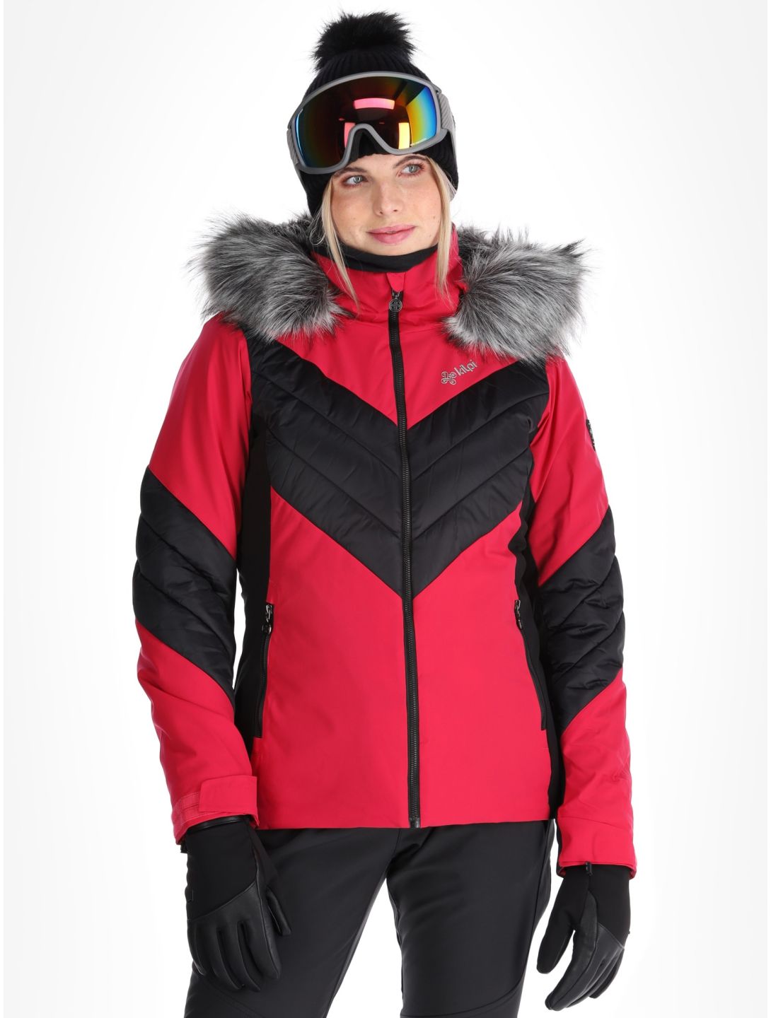 Kilpi, Lin ski jacket women Pink black, pink 