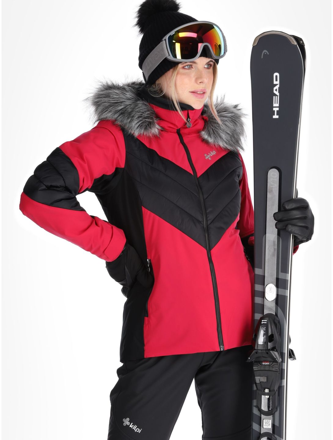 Kilpi, Lin ski jacket women Pink black, pink 