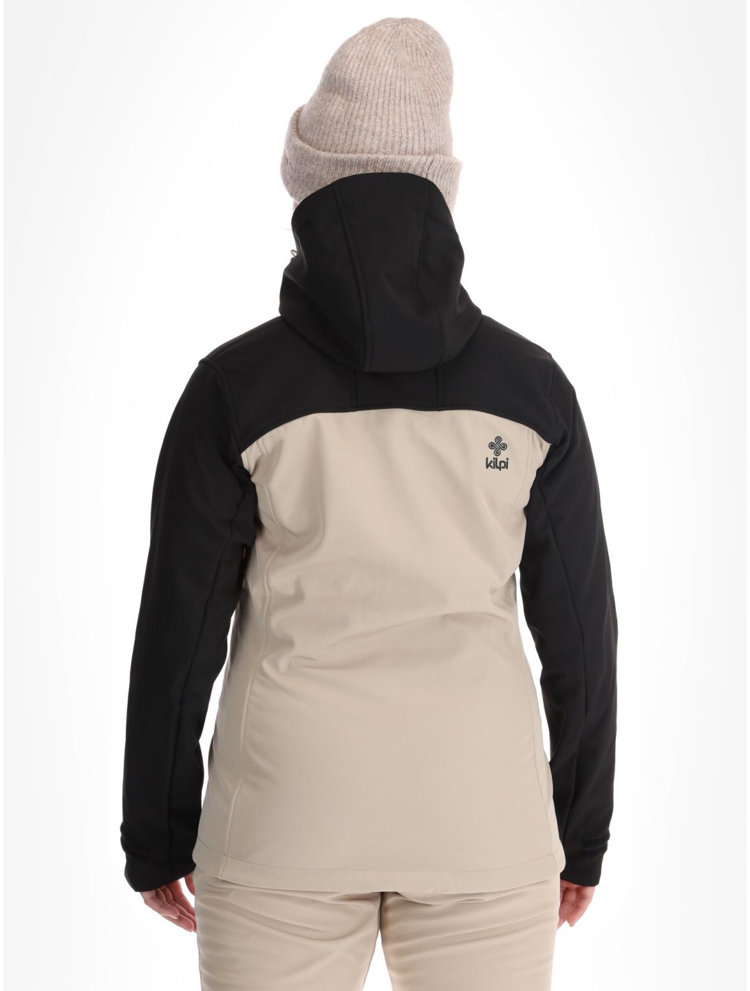 Kilpi, Ravia softshell ski jacket women Beige beige, black 