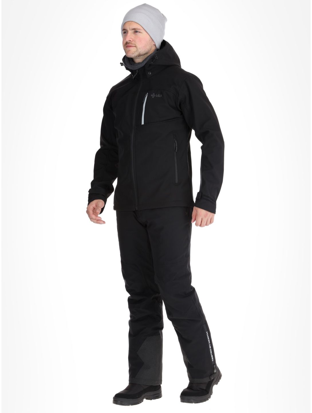 Kilpi, RAVIO softshell ski jacket men Black black 